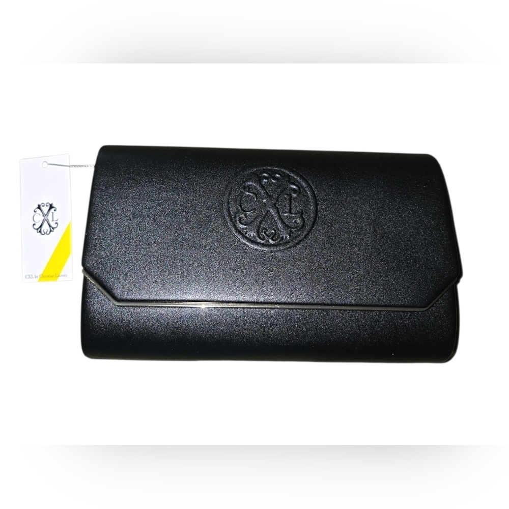 CXL By Christian Lacroix Madison Smooth Clutch W/detachable Chain, Black, NWT!!!